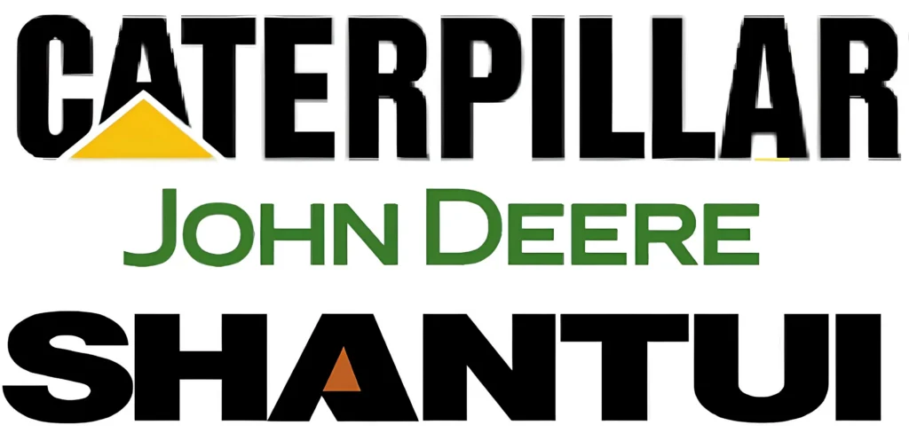 изображение брендов и логотипов Катерпиллер, Джон Дир и Шантуй