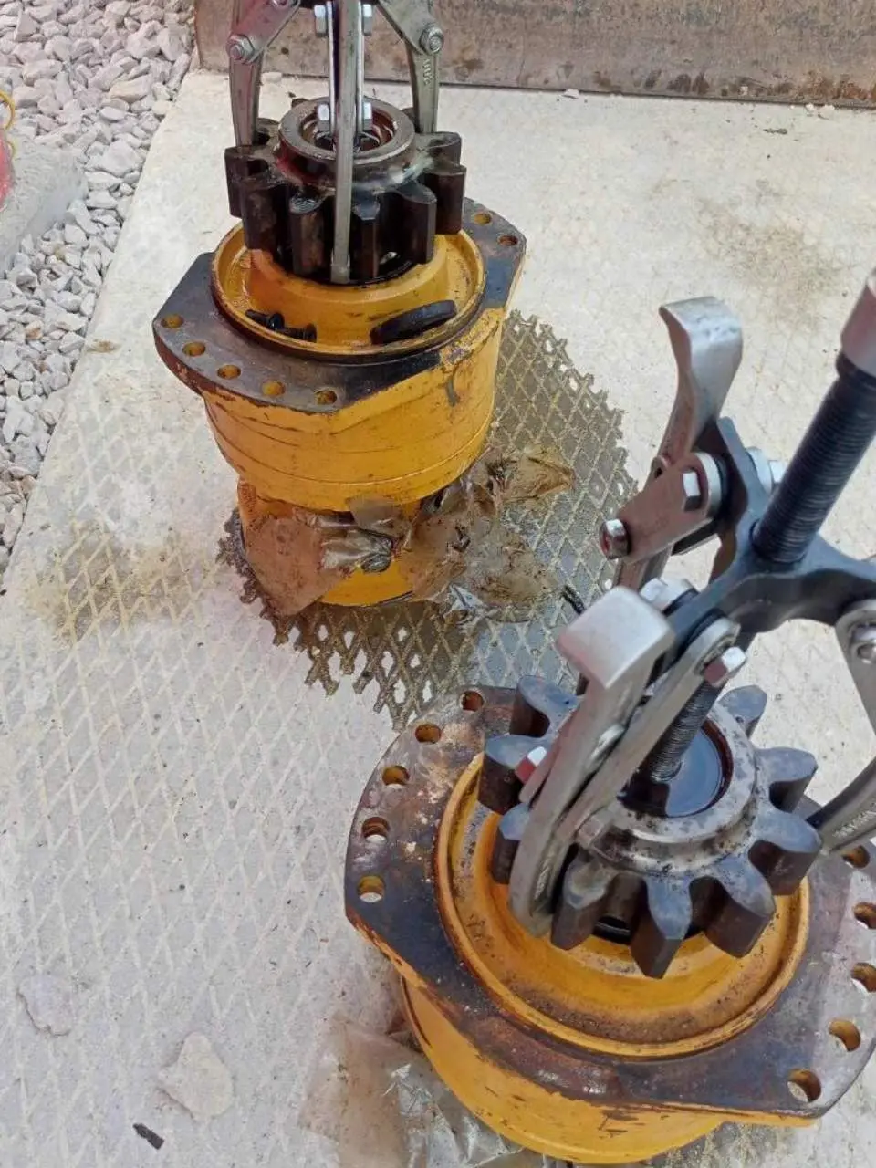 Диагностика гидромоторов поворотных