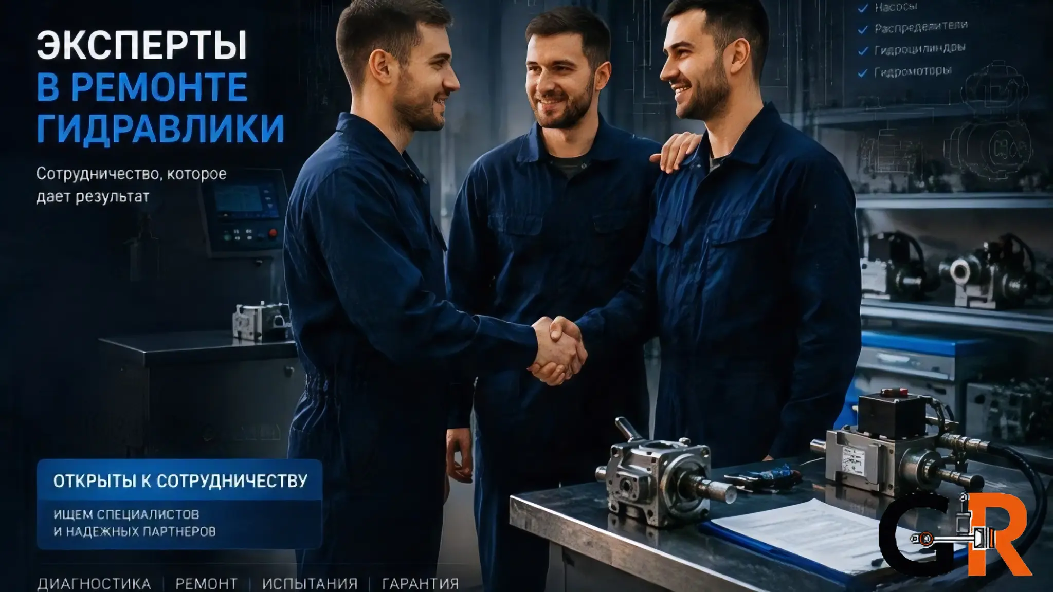 Специалисты по ремонту гидравлики
